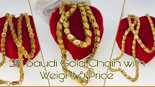 21K Saudi Gold Chain with Weight & Price @ Dynamixs GOLD