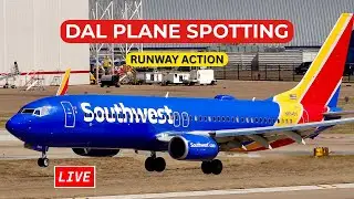 🔴 LIVE DAL Plane Spotting with ATC ✈️ Runway Action | Dallas Love Field