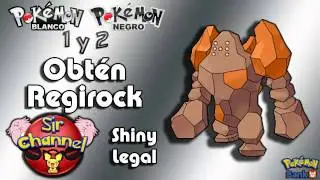 Obtener a Regirock Shiny Legal para Pokemon Blanco, Negro ,Black, White 1 y 2