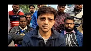 ALI IMRAN RAMZ IN SUPPORT OF BHARAT BANDH BY THE FARMERS.
