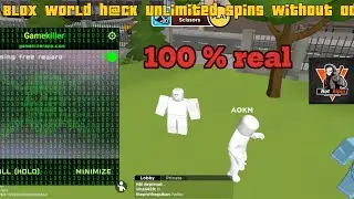 Blox world H@ck Unlimited spins without ads