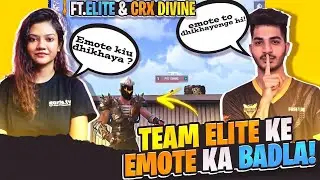EMOTE KA BADLA FEAT. TEAM ELITE VS CRX DIVINE || KARMA IS ALWAYS SAVAGE🔥