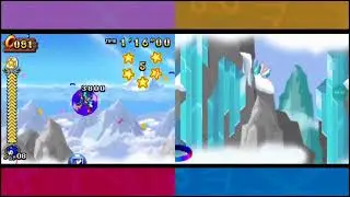 Sonic Rush Adventure(Nintendo DS) - Blizzard Peaks