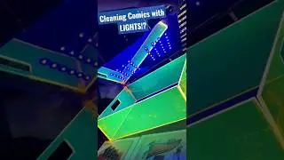 Cleaning Comics...with LIGHT!? | Dr.Rick's Comic Pro-Tips ft. @ImmaculateComics #shorts