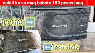 500 Watts speaker restoration || from old junks turn into brandnew