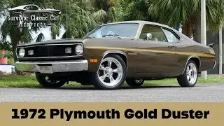 1972 Plymouth Duster Gold Duster 360 V8 | Classic Mopar Muscle Car For Sale in Tampa Florida