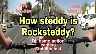 STABILITY TEST OF ROCKSTEDDY || DJI OSMO ACTION CAMERA