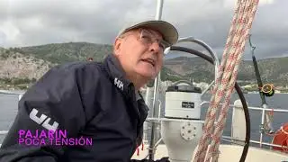 Trimado del velero con poco viento