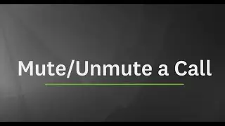 14.4 Now Reach Desktop Softphone Tutorial - Call Controls | Mute / Unmute a Call