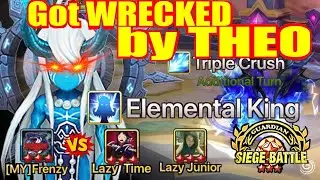 THEOMARS Defenses prove why he is KING in Top Tier G3 Siege Battle vs Lazy Time and Lazy Junior! XD