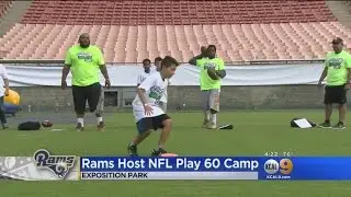 Hundreds Of Kids Learn Football And Life Skills At Rams' 