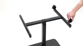 Best SMUG Mobile Rolling Laptop Cart Pneumatic Adjustable