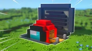 🏡 Cómo HACER una CASA de AMONG US *BAJO TIERRA* en MINECRAFT | (TUTORIAL ESPAÑOL) SENCILLA