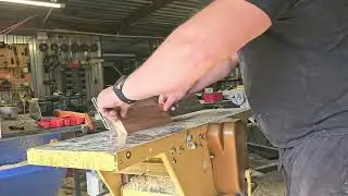 Scheppach hms 260 struganie kąta planing an angle
