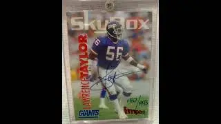 Molorabilia NFL NEW YORK GIANTS LAWRENCE TAYLOR Legend HOF