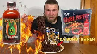 &ldquo;Da Bomb&rdquo; Ghost Pepper Ramen Noodle Challenge (Doesn&rsquo;t End Well)