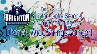 BCSD District Strings Concert February 27, 2025