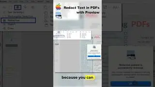 Redact Text in PDFs for Free on Mac with Preview Short