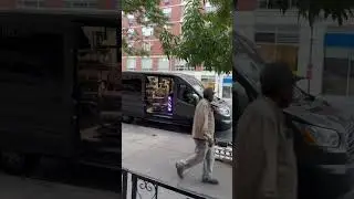 Barber Van in Harlem NYC