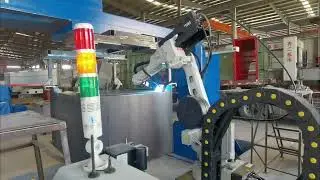 Vision welding robot welding fuel tank
