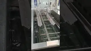 Pick & Place mechanism in Ultrasonic Cleaning system | Ultrasonic cleaning machine #automatic