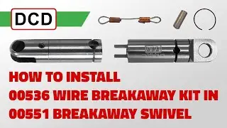How to install DCD wire kit 00536 series in DCD breakaway swivel 00551 series #shorts #parts #online