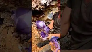 Удивительные залежи кристаллов аметиста в Западной Австралии на Geology Vibes в Instagram! #шорты...