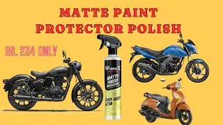 MATTE Paint Protector Polish || Royal Enfield and other bikes || Wavex Matte Finish Protectant
