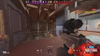 Rainbow Six Siege. with the SMG 12.