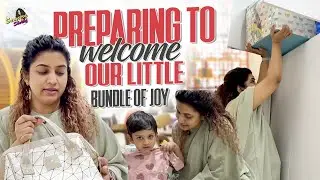Preparing To Welcome Our Little Bundle Of Joy | Setting Up Diaper Bag | Sameera Sherief
