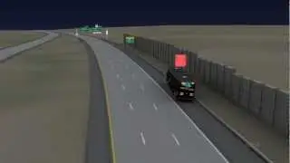 NTSB animation of New York City motorcoach crash sequence
