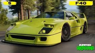 Ferrari F40 1987 Build (S Tier) | NFS Unbound Vol.9
