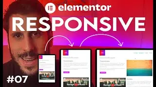 #07 SITO WEB RESPONSIVE con Elementor e WordPress - LEZIONE 7 - Guida Elementor Page Builder