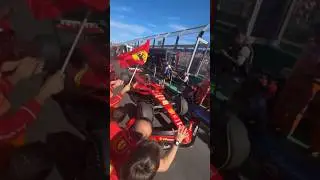 From surgery to race victory 🏆 what a smoooooth operation!! 👊#AusGP 🇦🇺 #F1 #CarlosSainz #F1Shorts