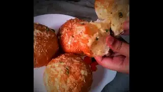 3 MINUTE TEA TIME SNACKS | GARLIC BUTTER BUN WITHOUT OVEN |  चाई टाइम स्नैक्स | शाम का नाश्ता