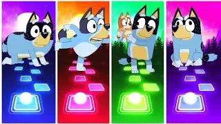 BLUEY TRY NOT TO LAUGH 🆚 Sticky double doggo? FUNNY BINGO 🤣 TILES HOP EDM RUSH GAME 🎯🎮 | BLUEY | 💙&zwnj;