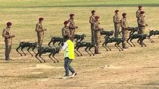 Indian army special robots dog 🐕 ☝️☝️#indianarmy #special forces 