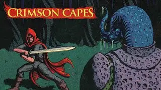 Creating the Game Manual Cover for Crimson Capes: Available on Steam now!