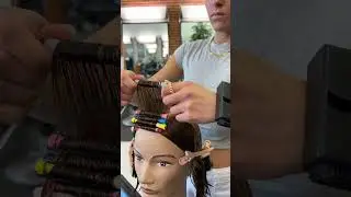 Watch me wrap every perm rod  #perming #cosmetology #haircare #curlyhair #curls #hair #hairstylist