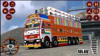 US truck city transport sim 3d | truck driving game | truck game video | truck game 3d #9