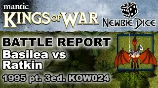 Kings of War Battle Report: Basilea vs Ratkin | Mantic KOW 3rd Edition 1995 pts KOW 024