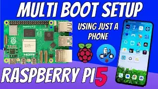 First time Setup with an Android phone. Raspberry Pi 5