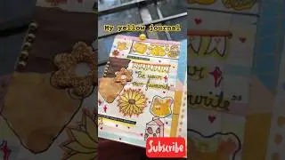 My new yellow journal 😆 #song #diy #art #viralshort #craft #shortsfeed #trending #journal