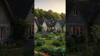 Rustic Garden Cottage #shorts