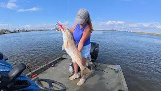 GIANT REDFISH AND WHITE TROUT SMACKDOWN PT 1