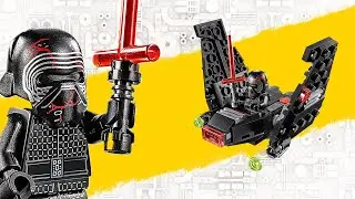 LEGO Microfighter Kylo Ren Shuttle Review/Speed Build/New Parts 75264