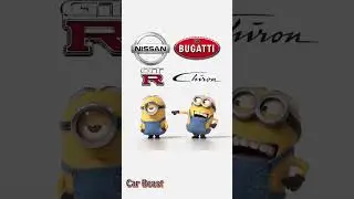 Nissan GTR против Bugtti Chiron minnions style#trending #tiktok #gtr #nissan #status #shorts #bug...