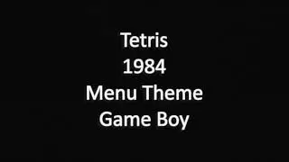 Tetris Menu Theme (Gameboy) [High Quality Re-Rip]
