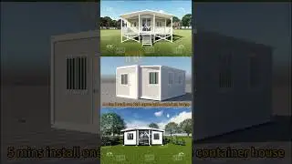 How to install 20ft living expandable container houses in several mins? #expandablecontainer