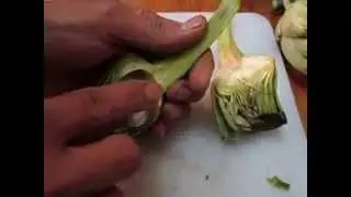 COMO LIMPIAR Y PELAR ALCACHOFAS